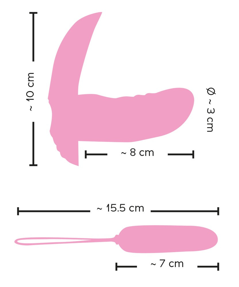 Sweet Smile Shelly RC - Minivibrador con Control Remoto