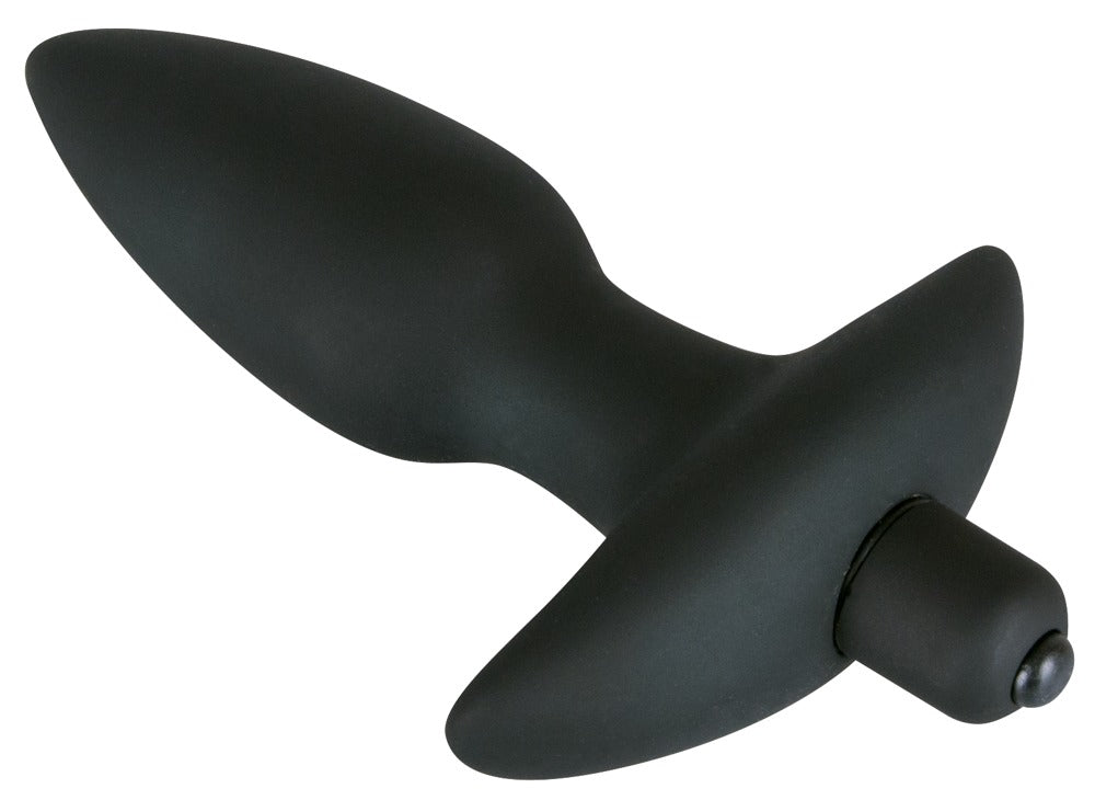 Black Velvet Vibr. Medium Plug - Plug Anal Vibrador de Silicona