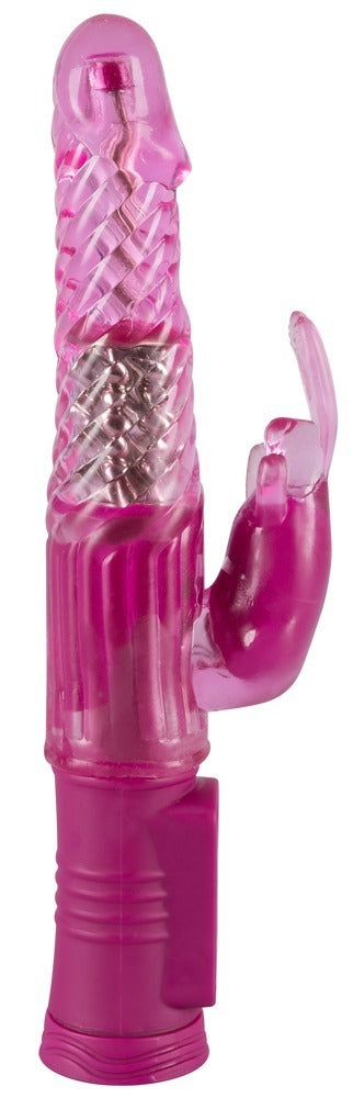 Sugar Babe Purple - Vibrador de Perlas Giratorio con Estimulador de Clítoris