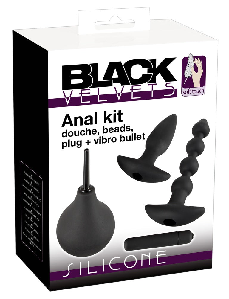 Black Velvets Anal Kit 4 - Set Completo de 4 Piezas