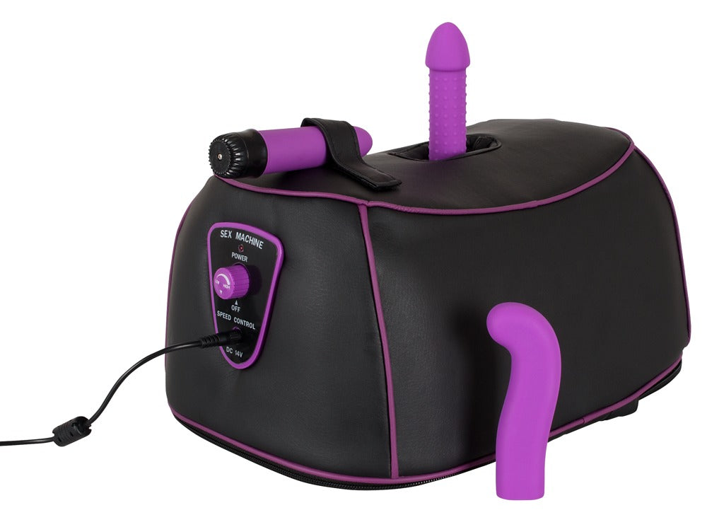Sex Machine You2Toys - Máquina de Masaje con Doble Accesorio y Vibrador