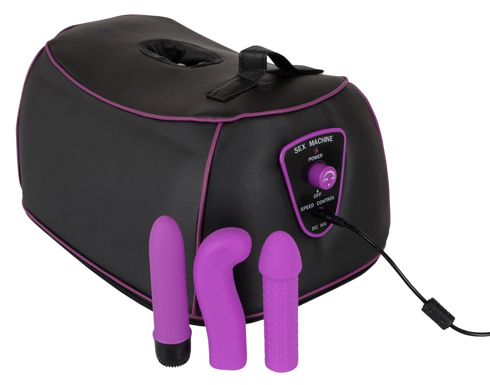 Sex Machine You2Toys - Máquina de Masaje con Doble Accesorio y Vibrador