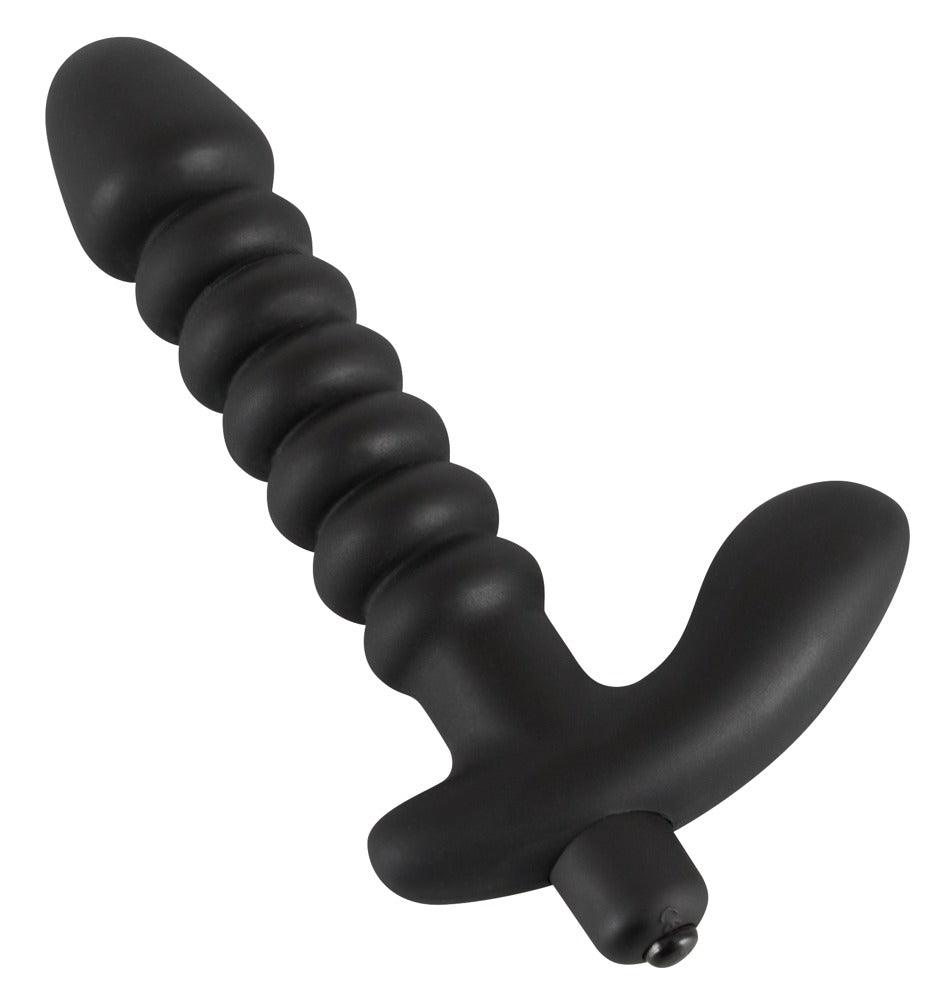 Black Velvets Vibrating - Vibrador Acanalado con Estimulador de Perineo