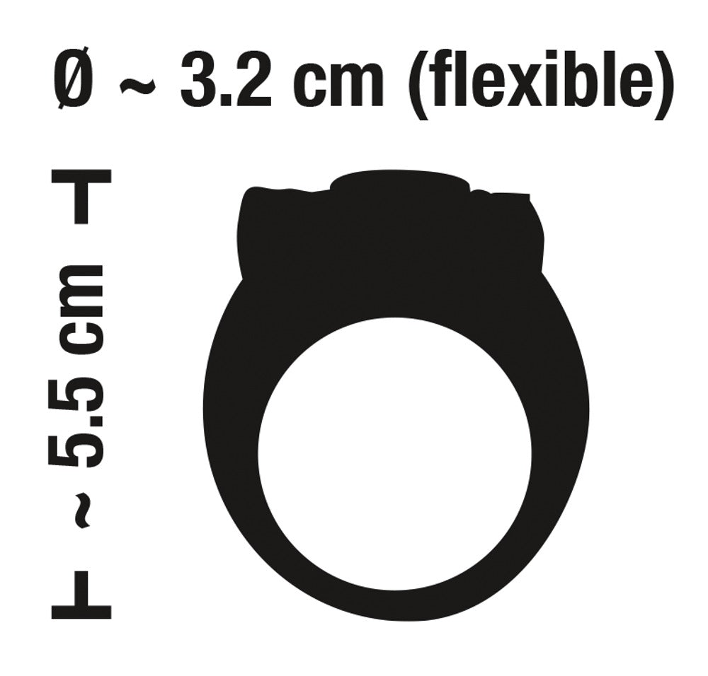 Sweet Smile Vibrating Cock Ring - Anillo Vibrador de Silicona