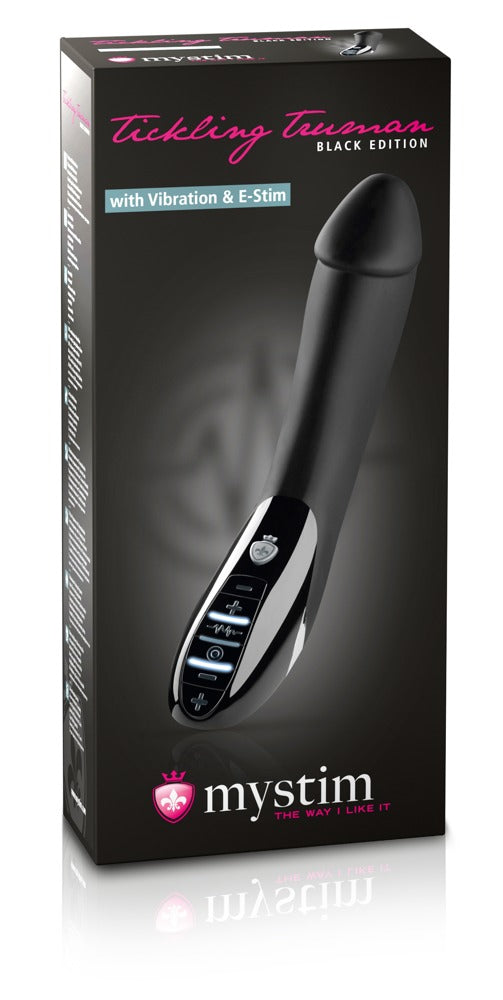 Tickling Truman Black Edition - Vibrador Recargable con E-Stim