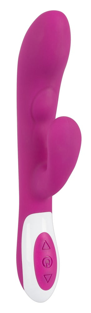 Javida Heating Vibe - Vibrador con Estimulador de Clítoris y Función de Calor