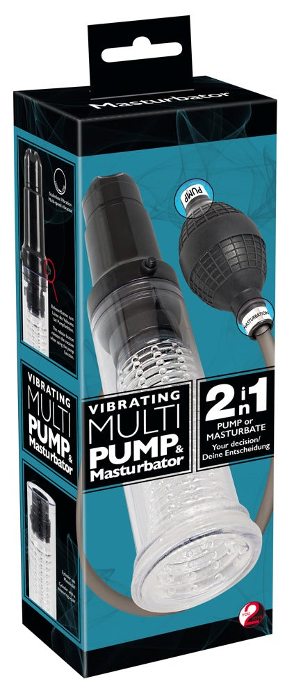 Bomba de Vacío You2Toys con Vibración y Función Masturbador
