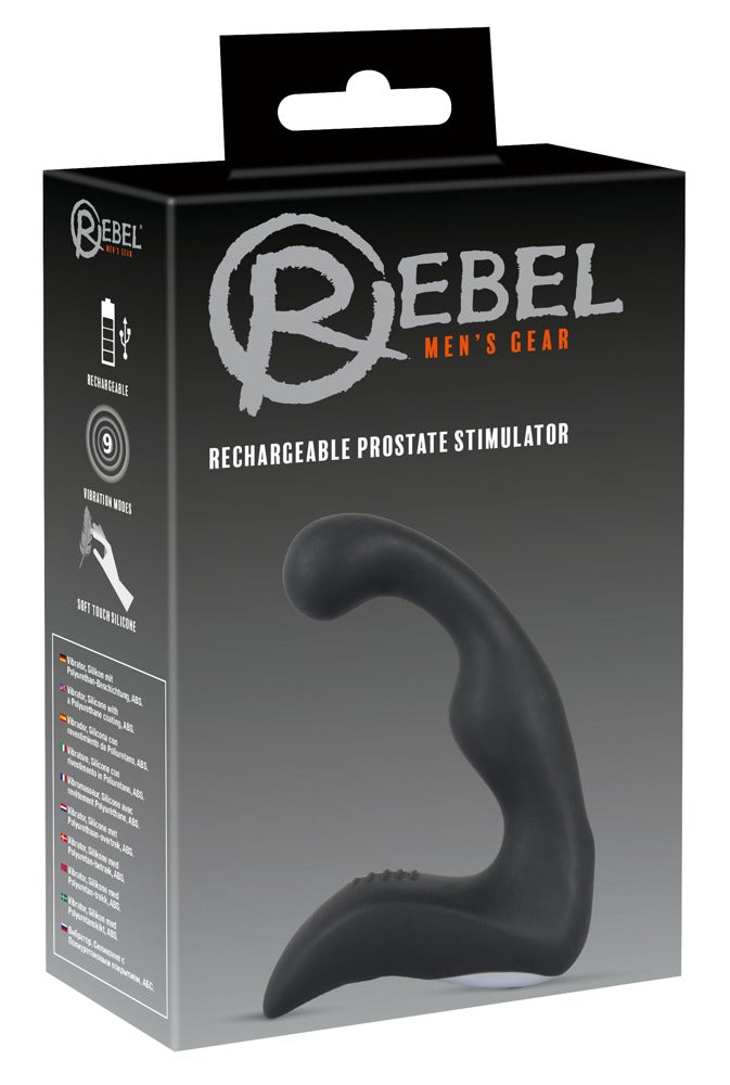 Rebel Prostate Plug Recargable - Vibrador Anal con Estimulador de Perineo