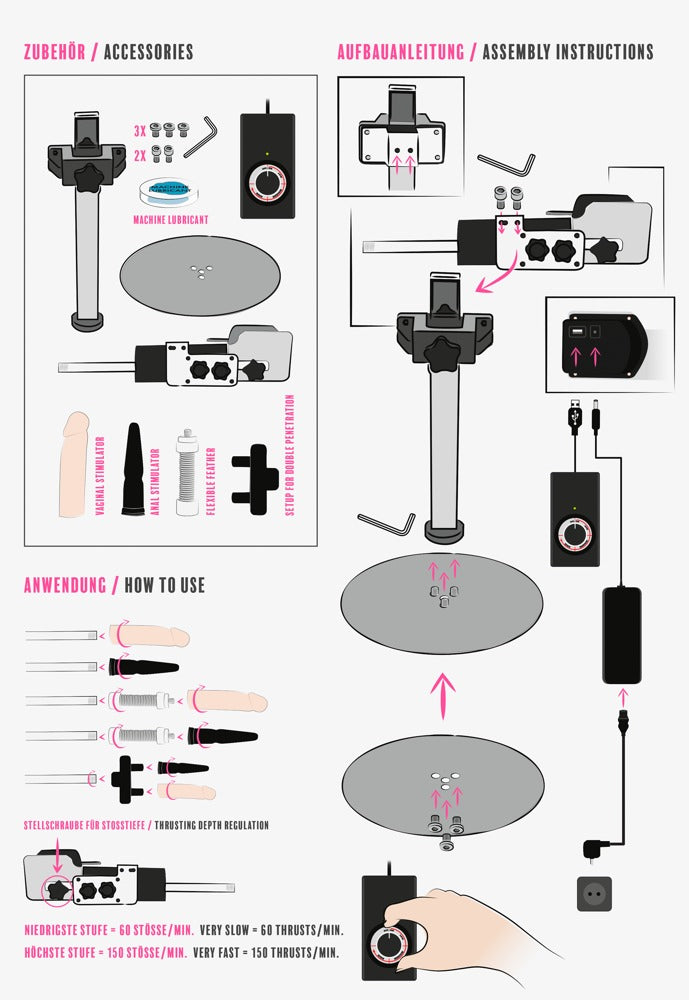 Big Bang Penetrator - Máquina Sexual con Control Remoto You2Toys