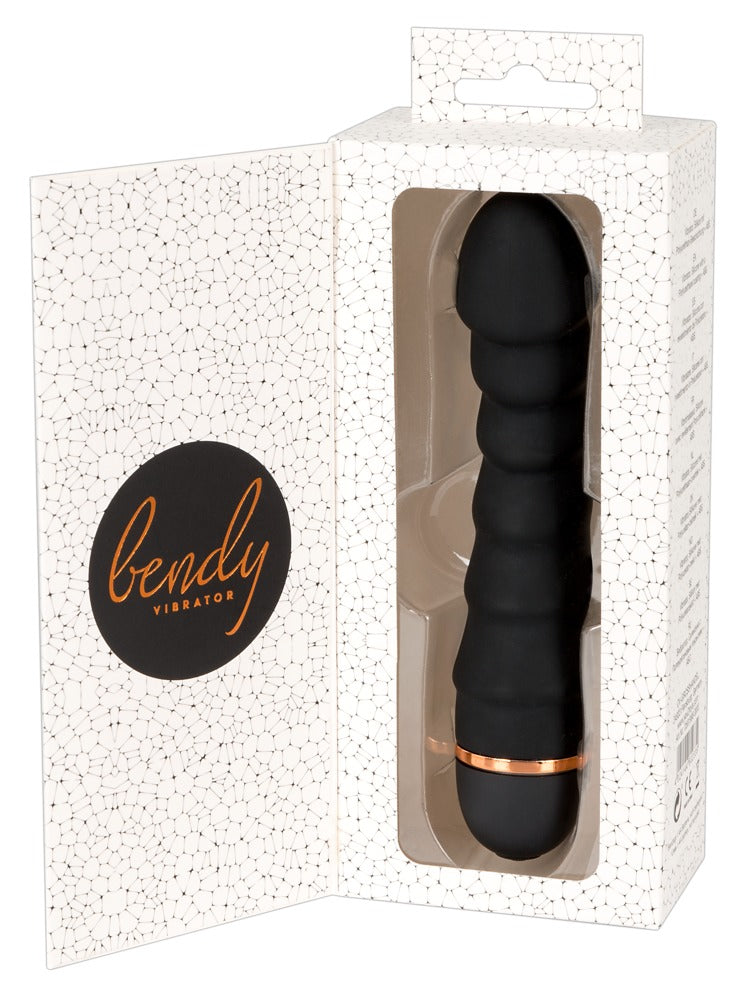 Bendy Ripple Vibrator Negro - Vibrador Flexible You2Toys