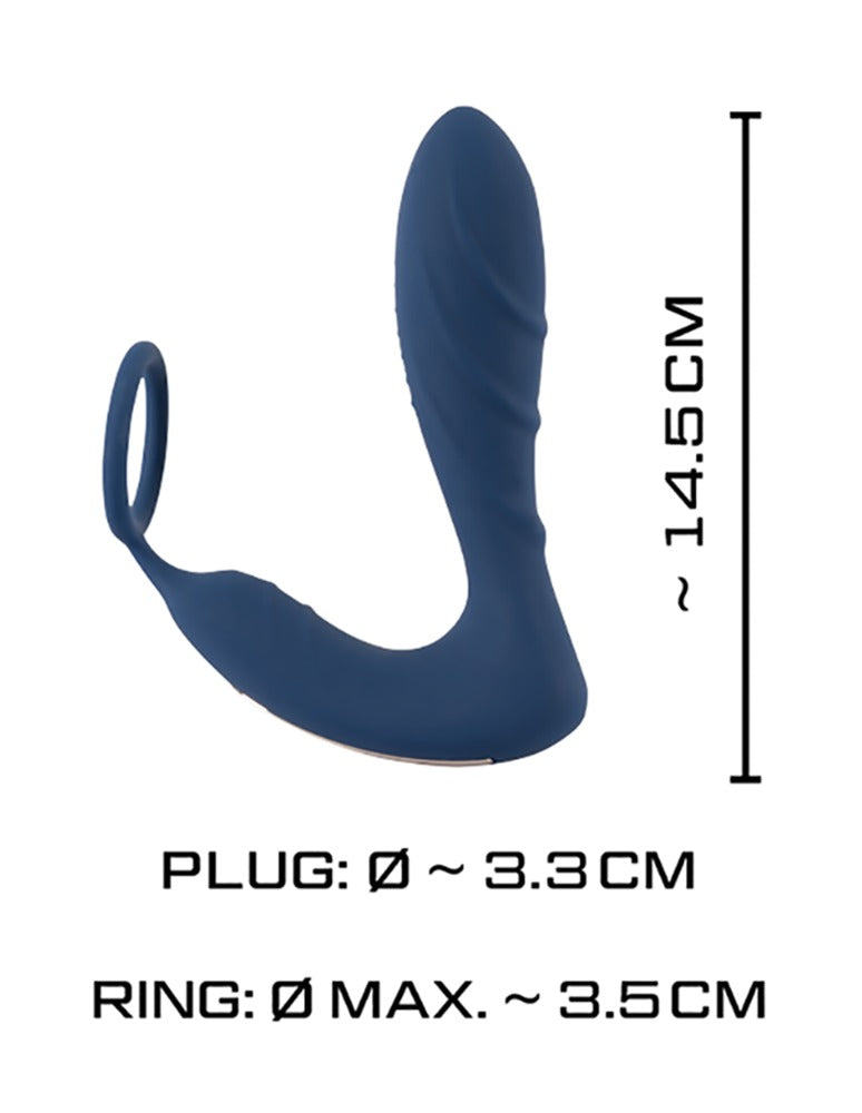 Vibrador Anal con Estimulador de Próstata You2Toys - Control Remoto