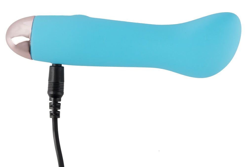 Cuties Mini Vibrador Azul - 7 Modos, Recargable USB