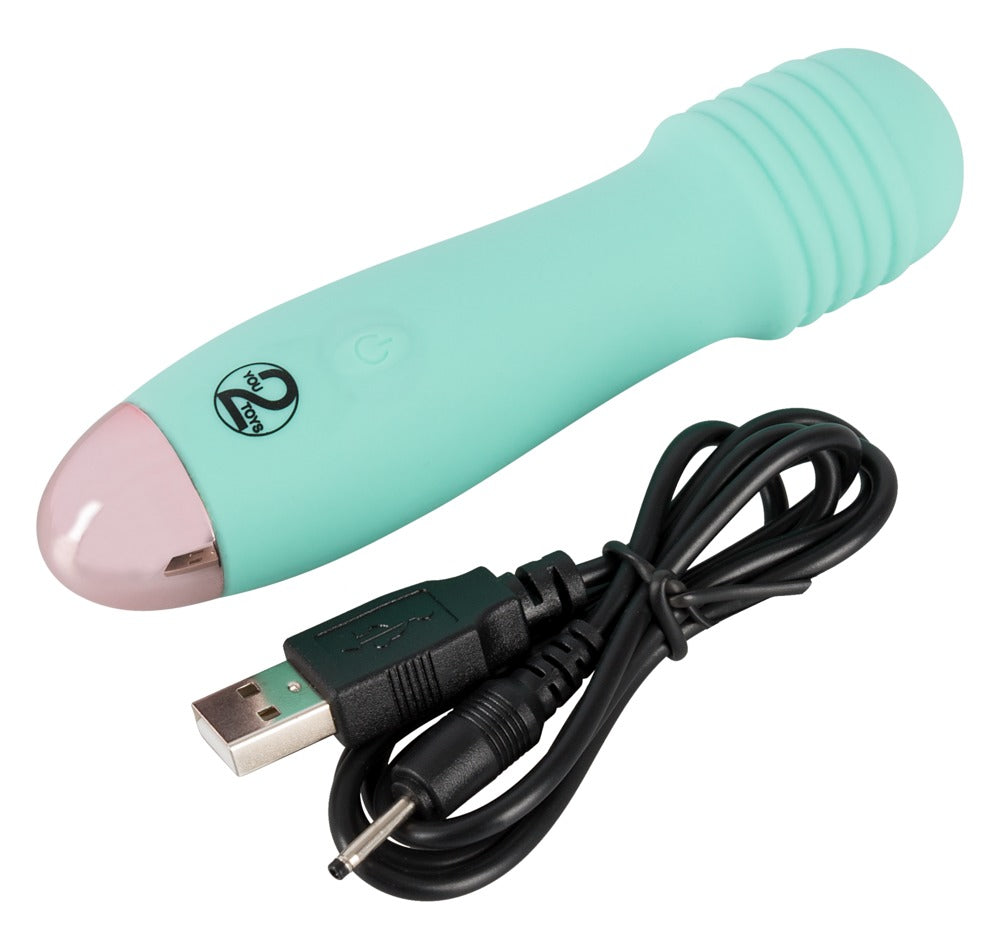 Cuties Mini Vibrator Green - Minivibradores Recargable USB