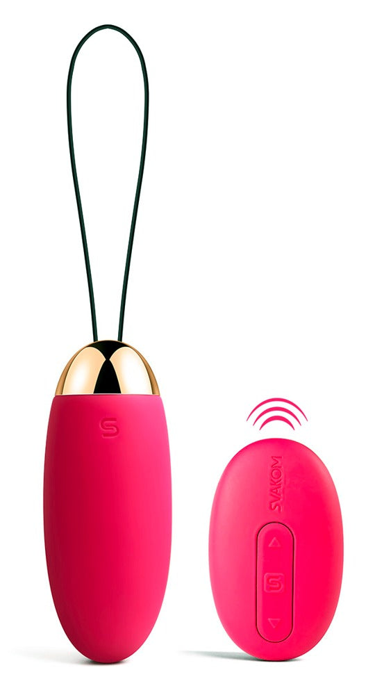 Elva Plum Red - Bolas Chinas Vibratorias Recargables Svakom