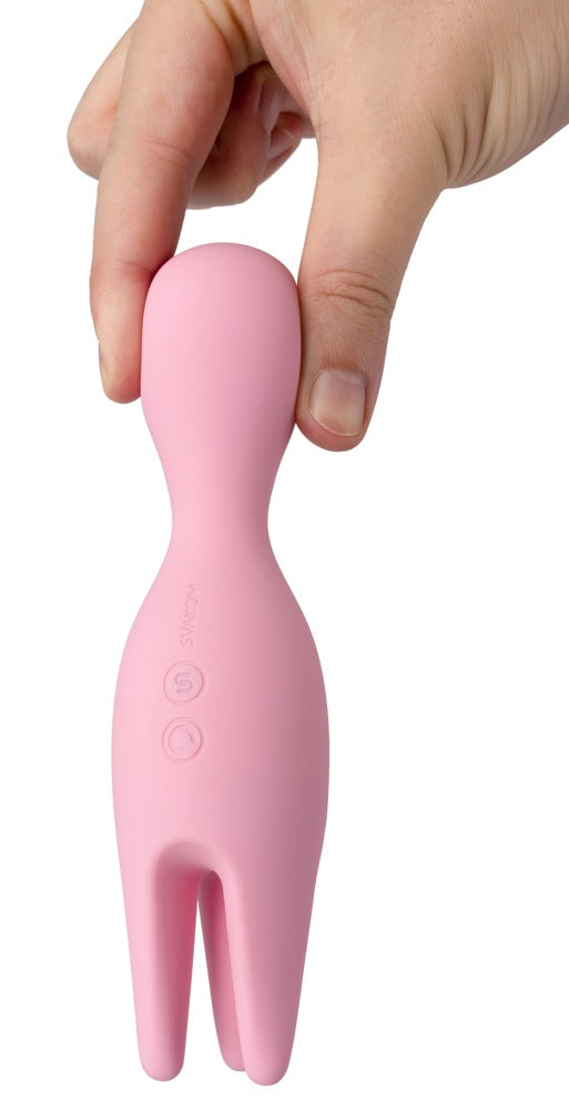 Svakom Nymph Pale Pink - Vibrador Externo con Dedos de Placer