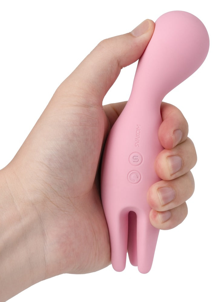 Svakom Nymph Pale Pink - Vibrador Externo con Dedos de Placer