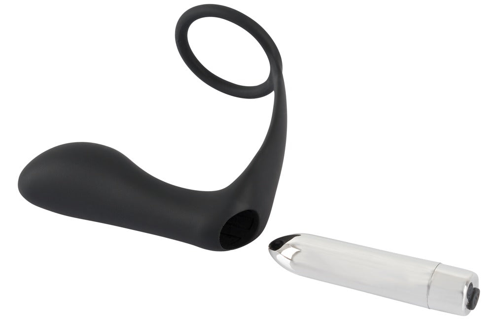 BV Vibrating Ring & Plug - Anillo y Plug Anal Vibrador Black Velvets
