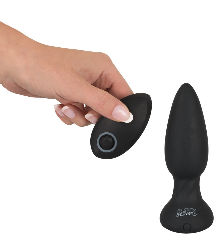 Black Velvets RC Rotating - Plug Anal con Control Remoto y 7 Modos