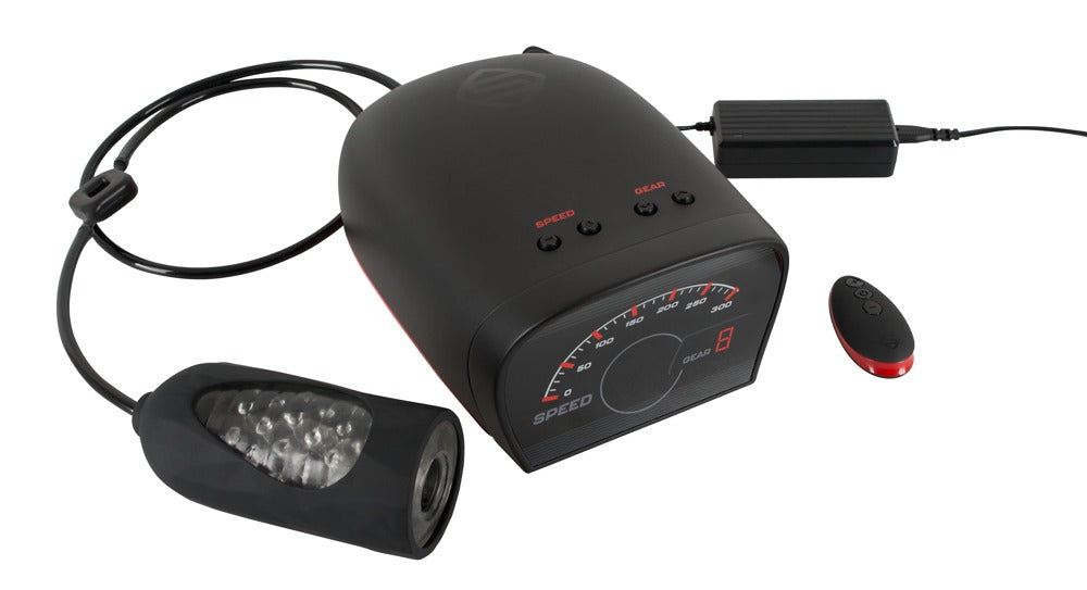 Suck-O-Mat 2.0 - Masturbador con Vibración y Motor de 60W