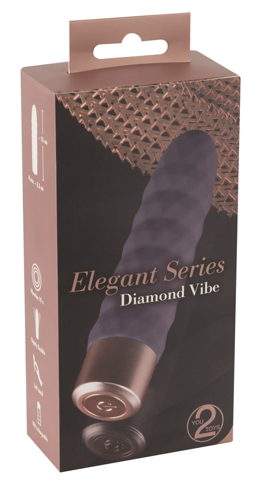 Elegant Vibrator Diamond Vibe - Vibrador con 10 modos de vibración