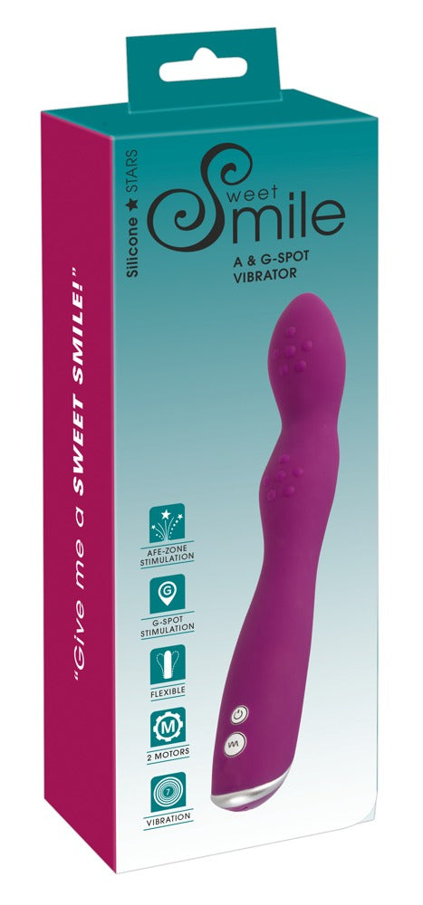 Sweet Smile A&G-Spot Vibrator - Vibrador Dual con 2 Motores