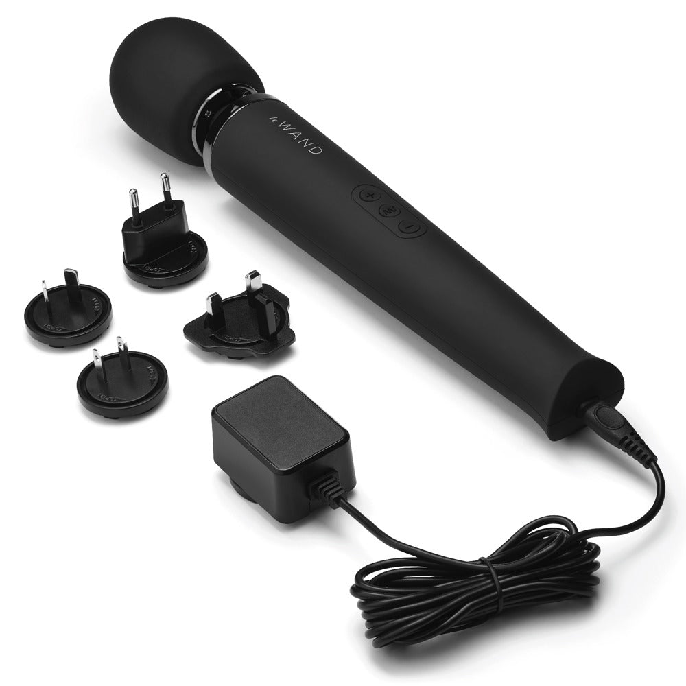 Le Wand Black - Masajeador Vibrador Recargable de Lujo