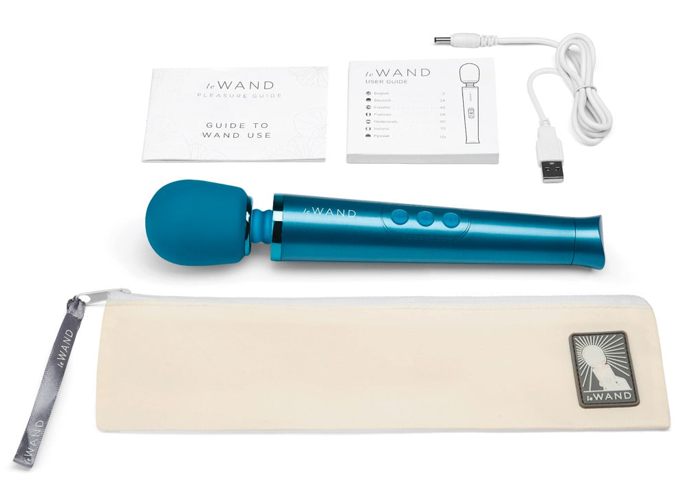 Le Wand Petite Blue - Masajeador Vibrador Recargable Compacto