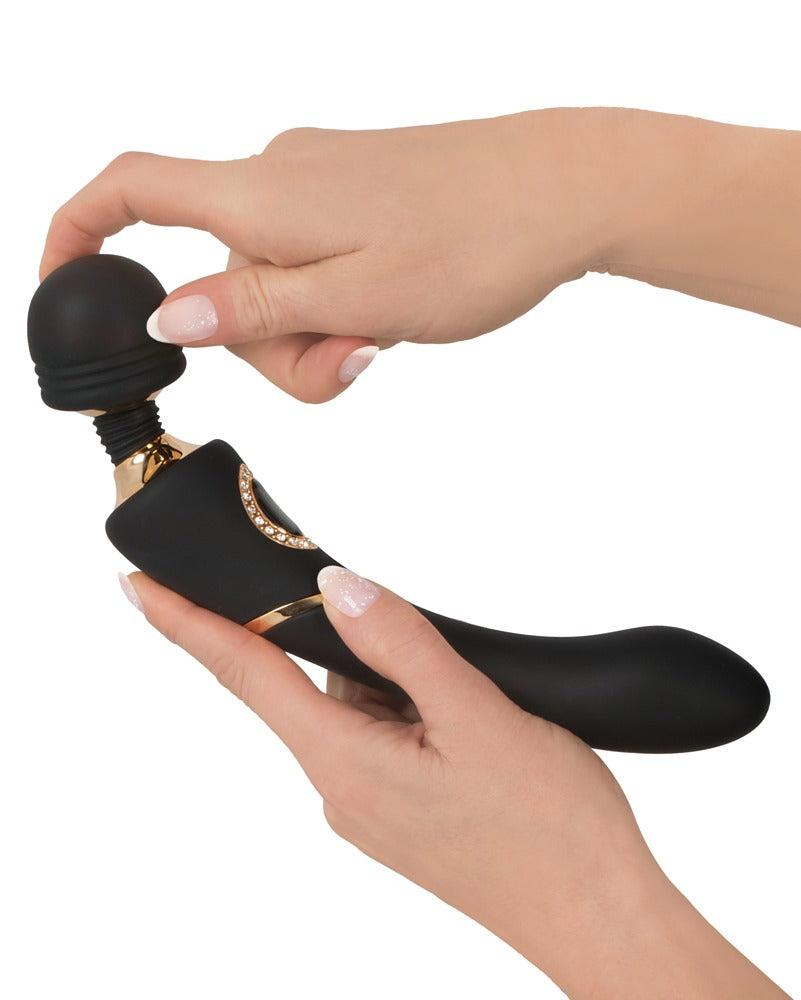 Cleopatra Wand Massager - Varita de Masaje Elegante con 10 Modos de Vibración