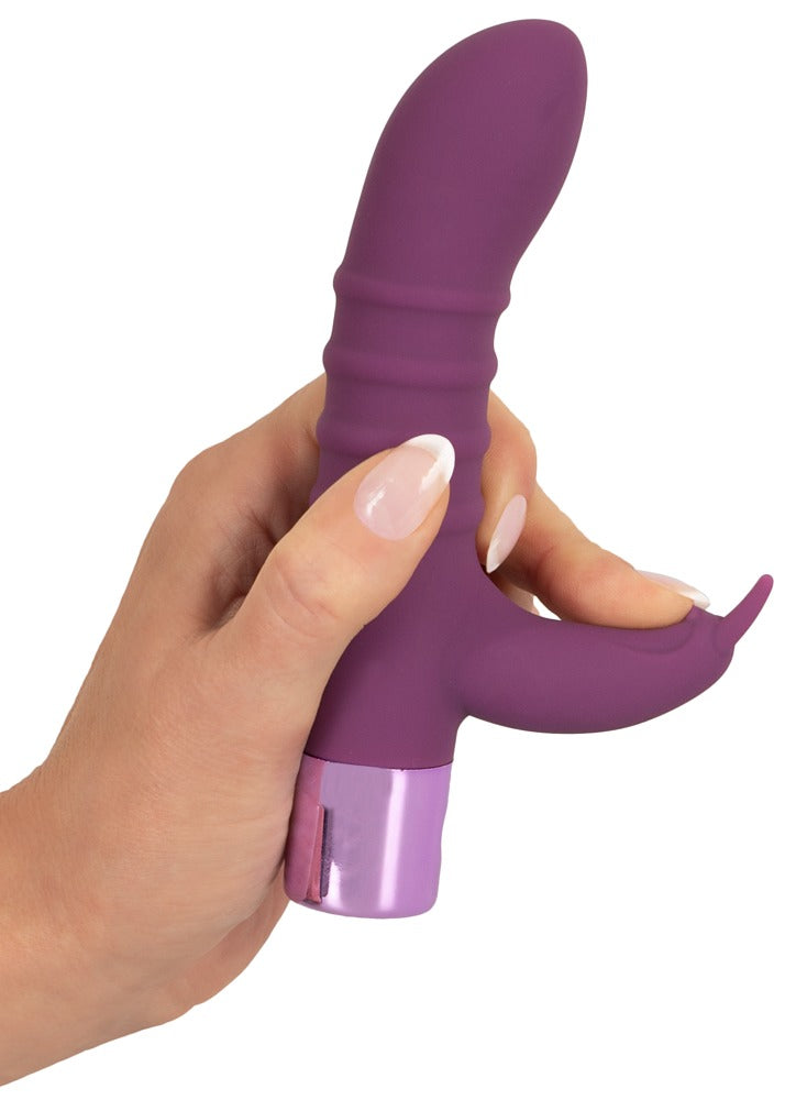 Elegant Series Rabbit Vibe - Minivibradora con Estimulador Dual