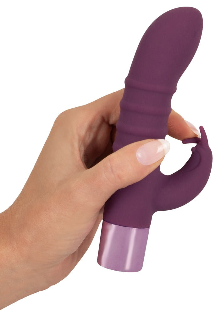 Elegant Series Rabbit Vibe - Minivibradora con Estimulador Dual