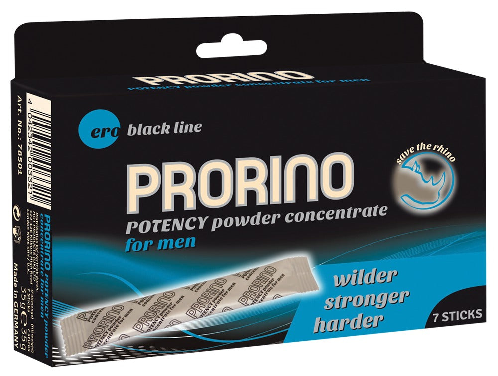 Prorino Potency Powder - Complemento Alimenticio para Hombres (7 Sobres)