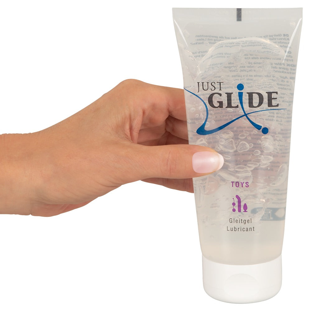 Just Glide Toy Lube 200ml - Lubricante Base Agua para Juguetes