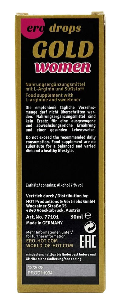 Spanish Fly GOLD Women 30ml - Suplemento Alimenticio para Mujeres