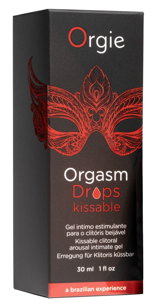 Orgasm Drops Kissable 30 ml - Gel Estimulante Clítoris Orgie