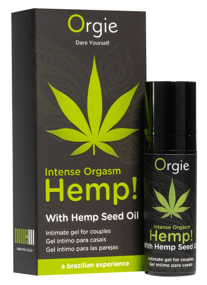 Intense Orgasm Hemp 15ml - Gel Estimulante Íntimo con Aceite de Cáñamo