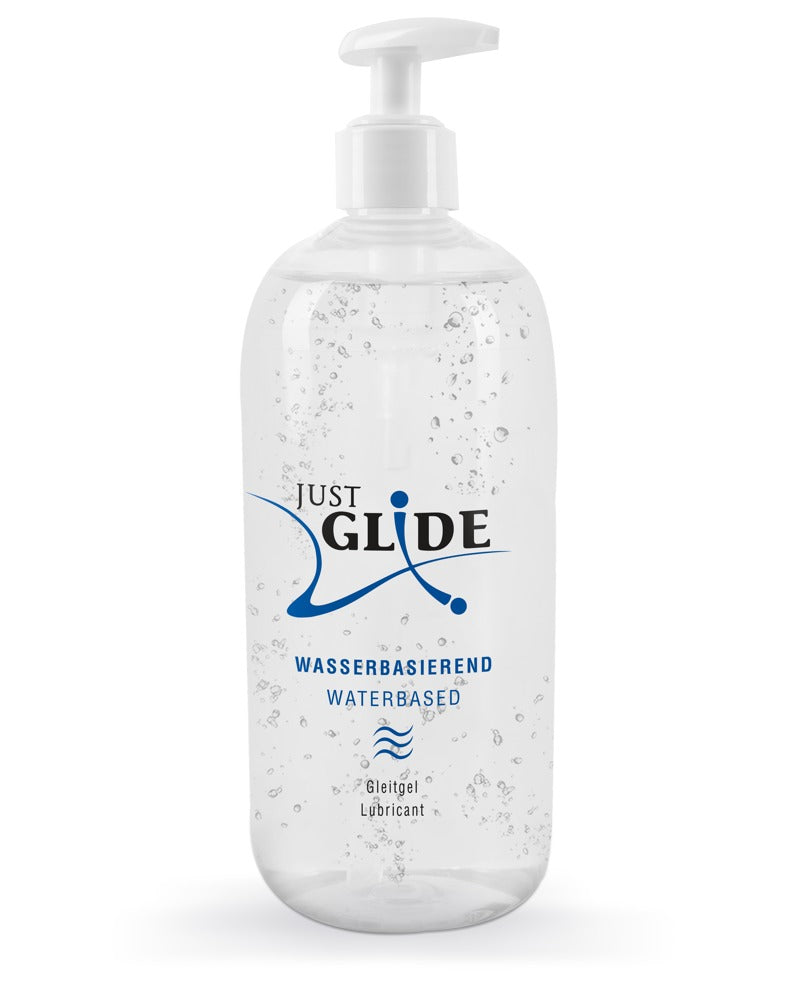 Just Glide Lubricante Base Agua 500 ml - Fórmula 100% Vegana