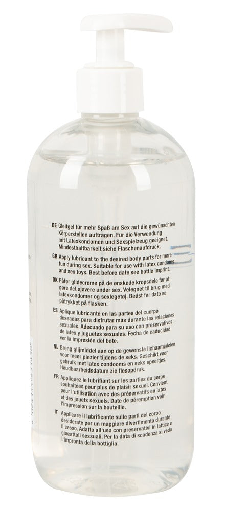 Just Glide Anal Lubricante 500 ml Base Acuosa