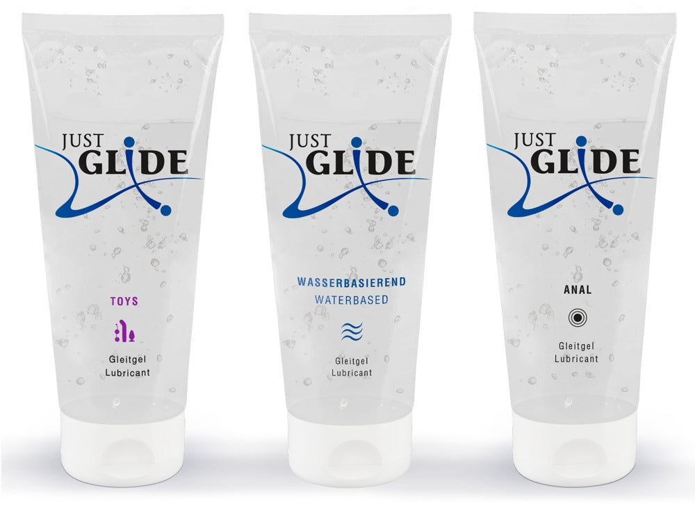 Just Glide Lubricante Base Agua 3x200ml - Pack Ahorro