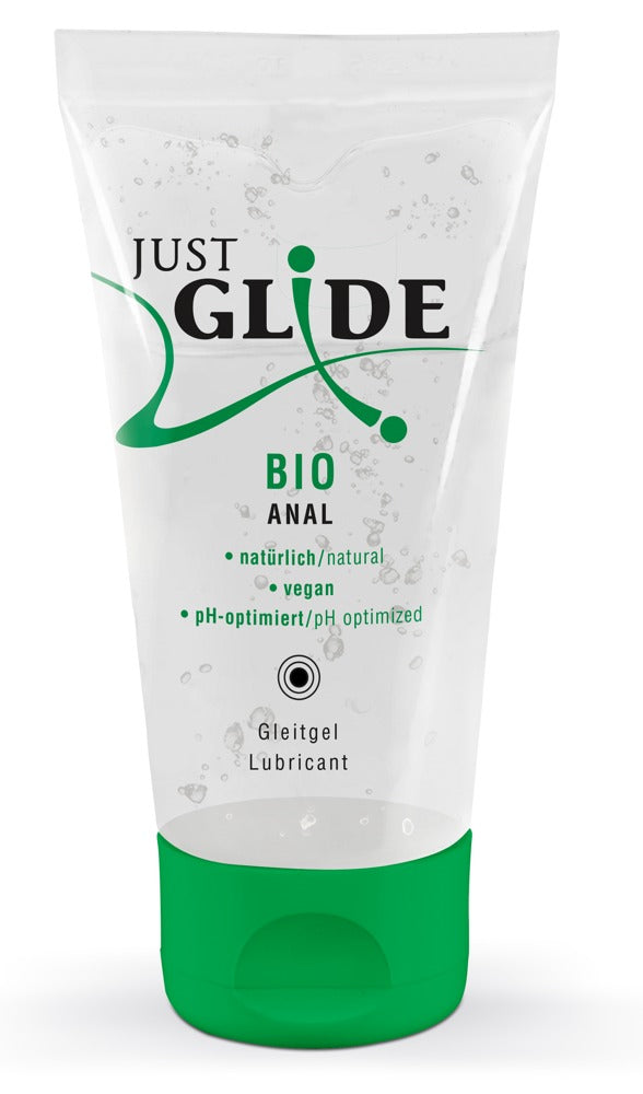 Just Glide Bio Anal 50 ml - Lubricante Orgánico a Base de Agua