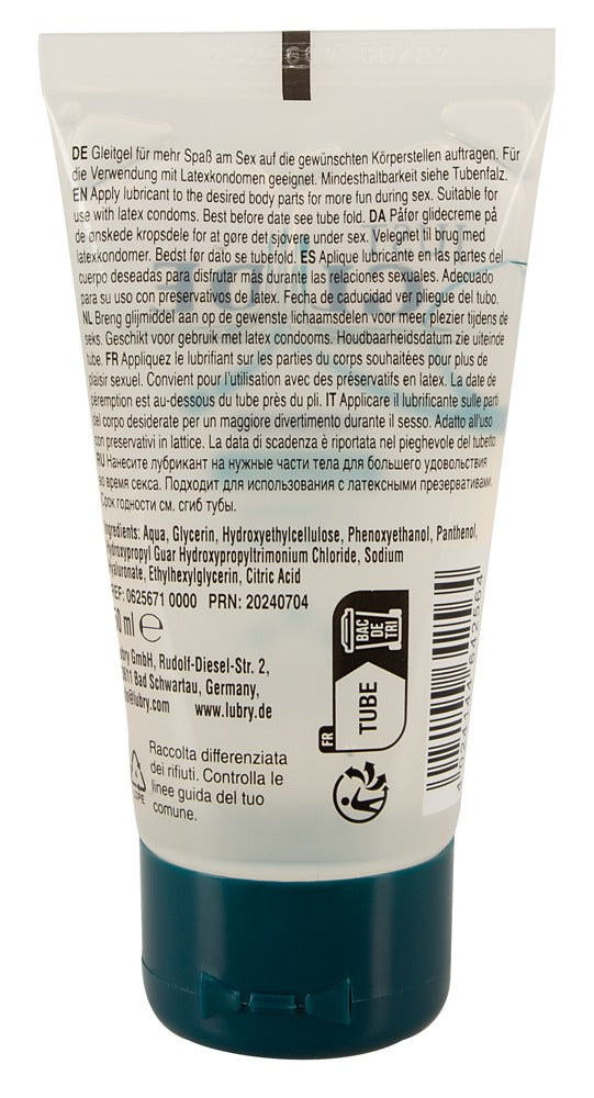 Just Glide Premium Lubricante 50 ml - Base Agua con Ácido Hialurónico