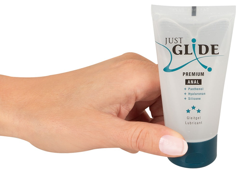 Just Glide Premium Anal 50 ml - Lubricante Especializado con Ácido Hialurónico