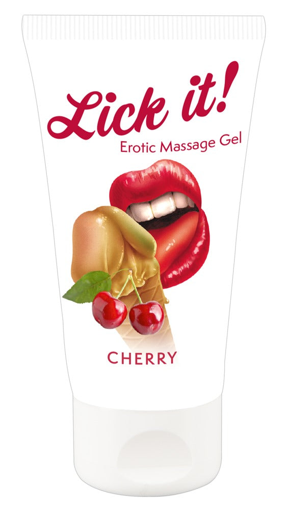 Lick it! Wild Cherry - Gel de Masaje Erótico 50 ml