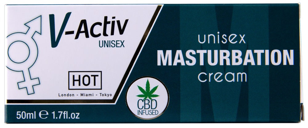 V-Activ Crema Masturbadora CBD 50ml - Hot