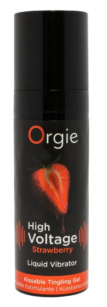 High Voltage Strawberry Gel Estimulante 15 ml - Orgie