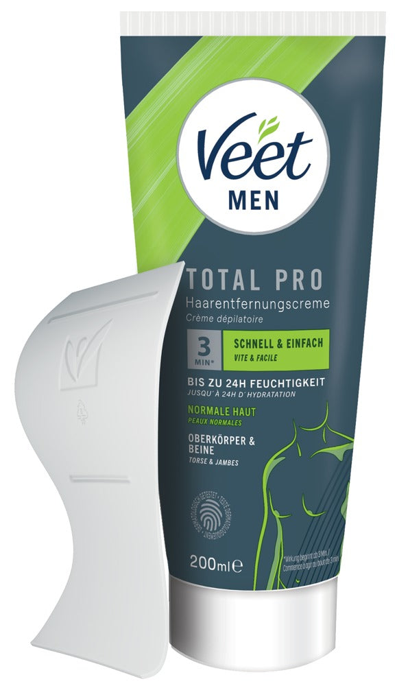 Veet Men Total Pro Crema Depilatoria 200 ml