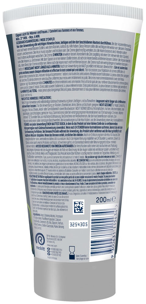 Veet Men Total Pro Crema Depilatoria 200 ml