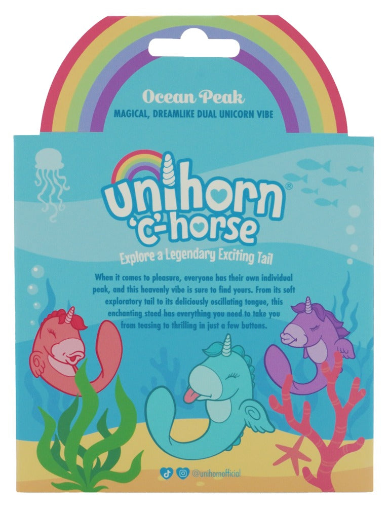 Unihorn C-Horse Ocean Peak - Vibrador Doble de Silicona Flexible