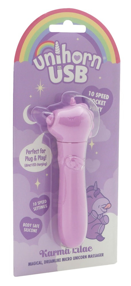 UNIHORN USB Karma Lilac - Mini Vibrador Recargable