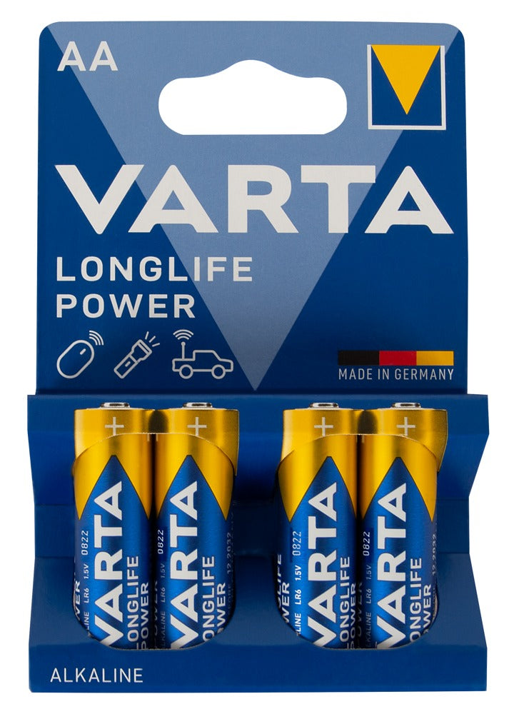 Pilas Varta AA High Energy Alcalinas 1.5V - Pack 4 Unidades