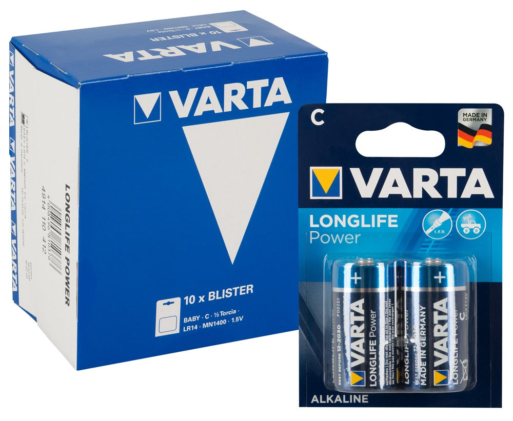 Pilas Varta C10x2 - Pack de 20 Unidades